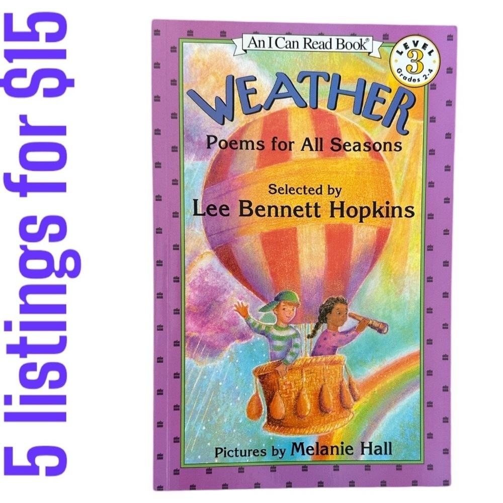 Weather Children’s
Book by Lee Bennett Hopkins